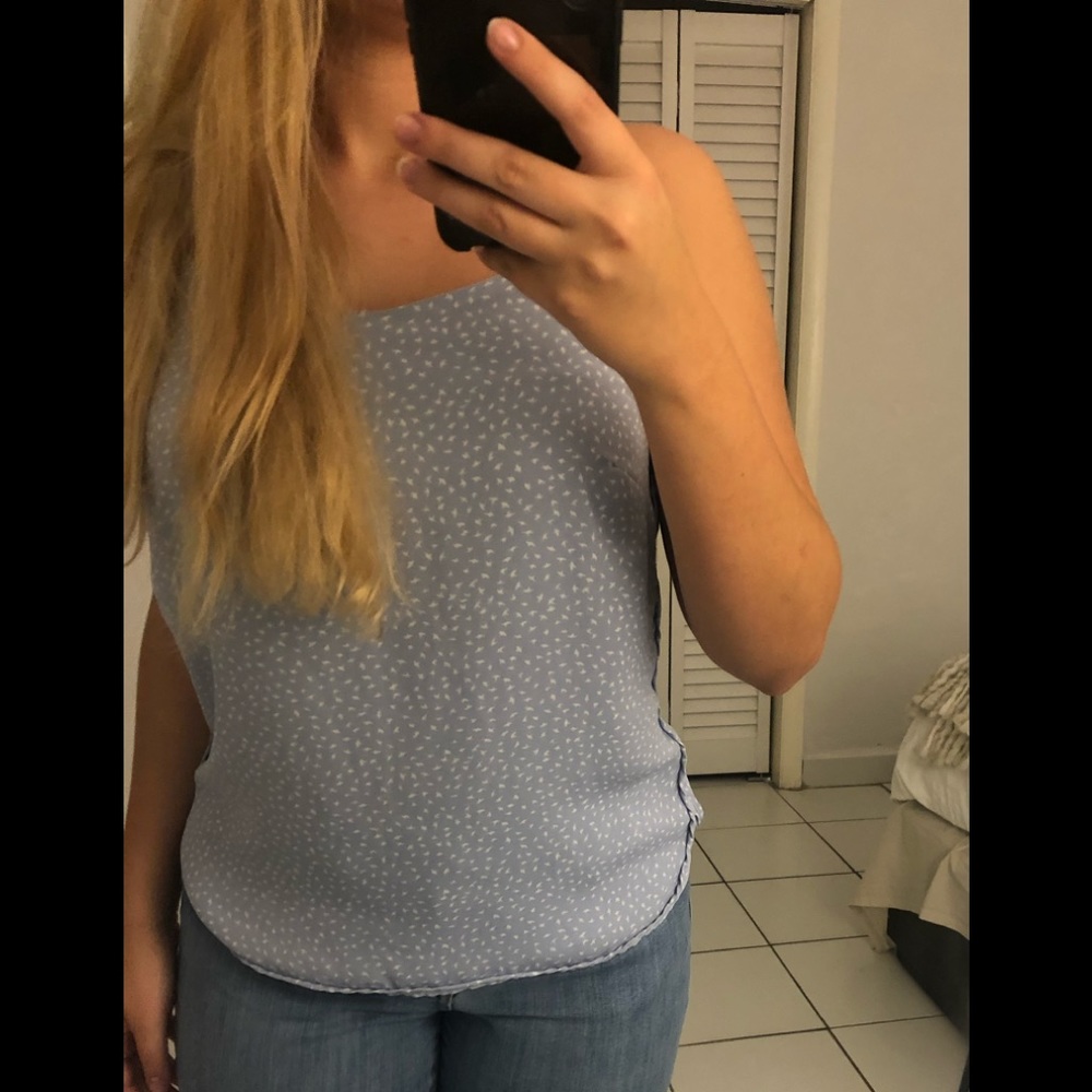 Baby Blue Loft Blouse